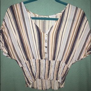 cute stripped blouse/top